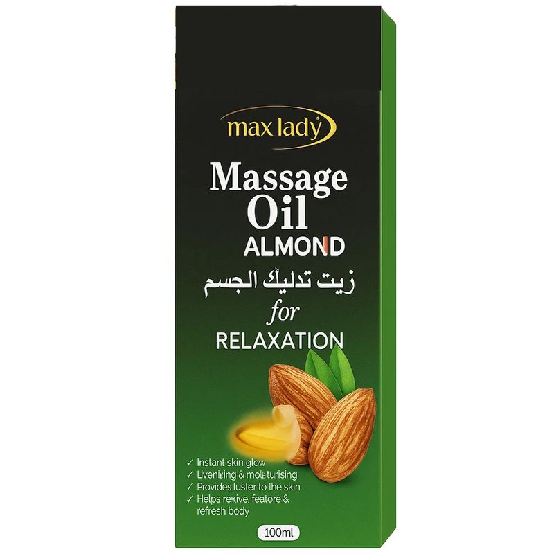 روغن ماساژ بادام Max Lady مدل Relaxation