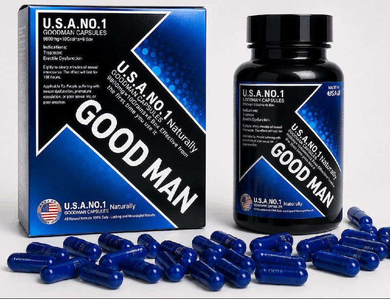 کپسول افزایش حجم آلت گودمن USA Goodman Capsules تقویت عملکرد و استقامت آقایان 60 عددی